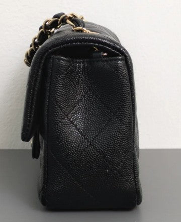 Torebka Chanel Mini Rectangular 17B Black Caviar/Light Gold 2018