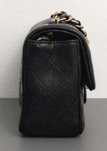 Torebka Chanel Mini Rectangular 17B Black Caviar/Light Gold 2018