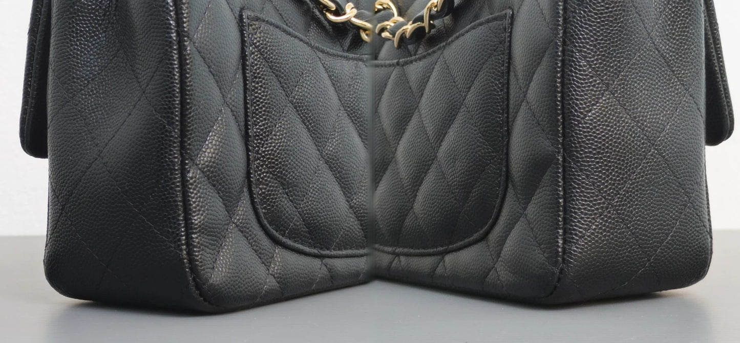 Torebka Chanel Mini Rectangular 17B Black Caviar/Light Gold 2018
