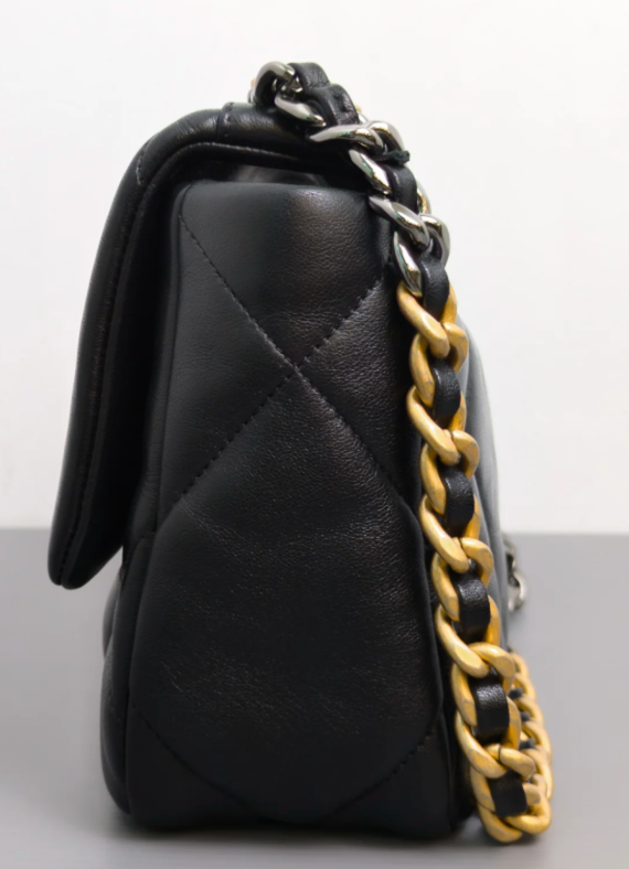 Torebka Chanel 19 small black lamb multicolored 2022 perfect like NEW
