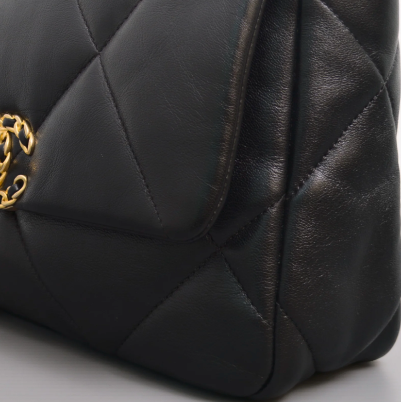 Torebka Chanel 19 small black lamb multicolored 2022 perfect like NEW