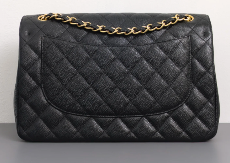 Torebka Chanel Jumbo caviar black/gold - like NEW