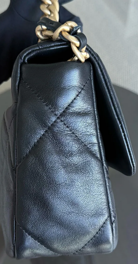 Torebka Chanel 19 small black/gold z rachunkiem