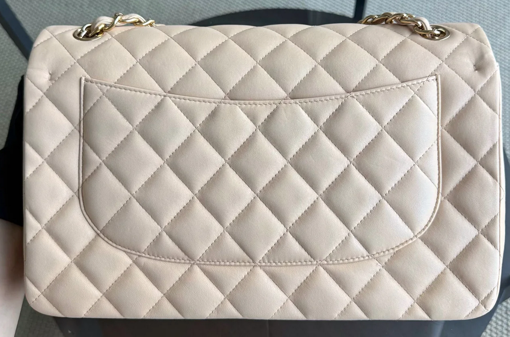 Torebka Chanel jumbo beige/gold 2014