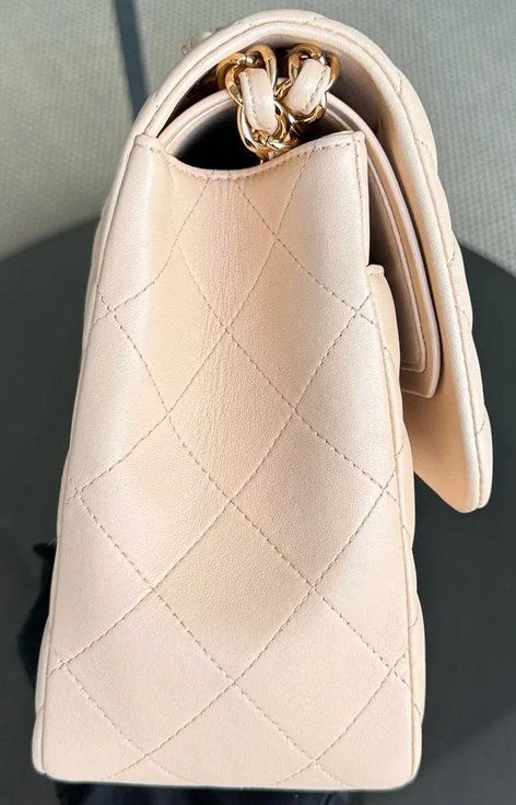 Torebka Chanel jumbo beige/gold 2014