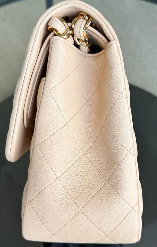 Torebka Chanel jumbo beige/gold 2014