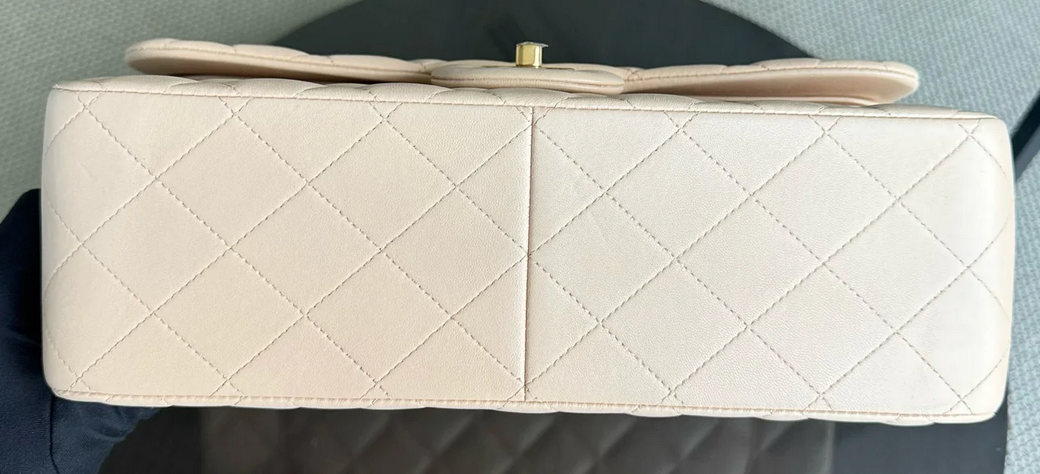 Torebka Chanel jumbo beige/gold 2014