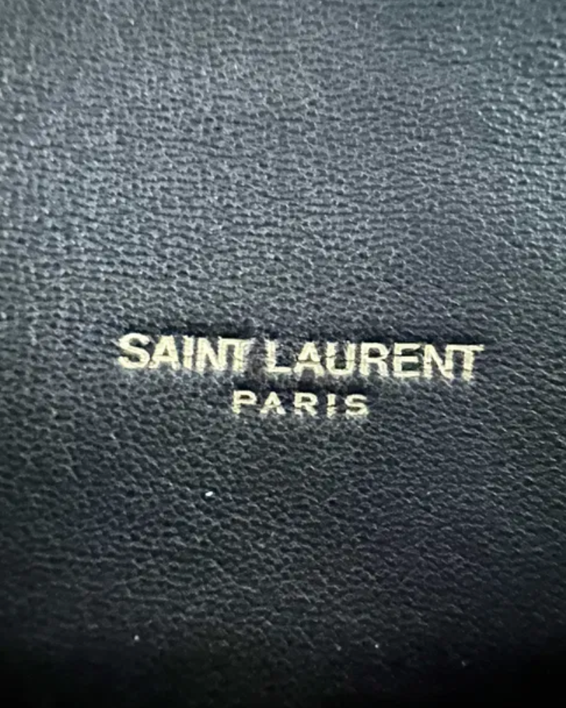 Torebka Saint Laurent Lou Lou Puffer small black/gold