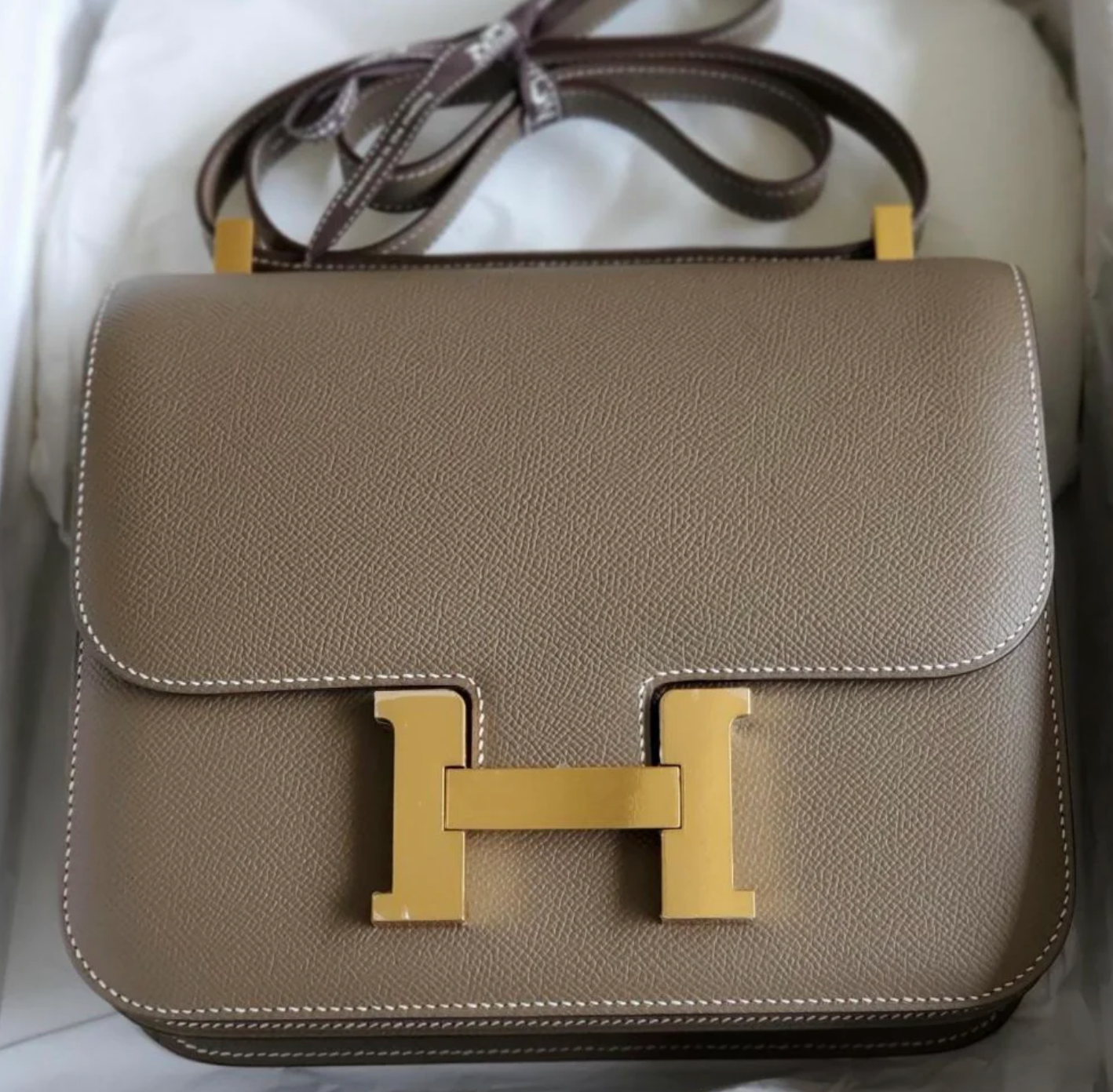 Torebka Hermes Constance 18 etopue epsom/gold NEW