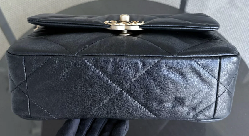 Torebka Chanel 19 small goatskin black multicolored 2020 FULL SET
