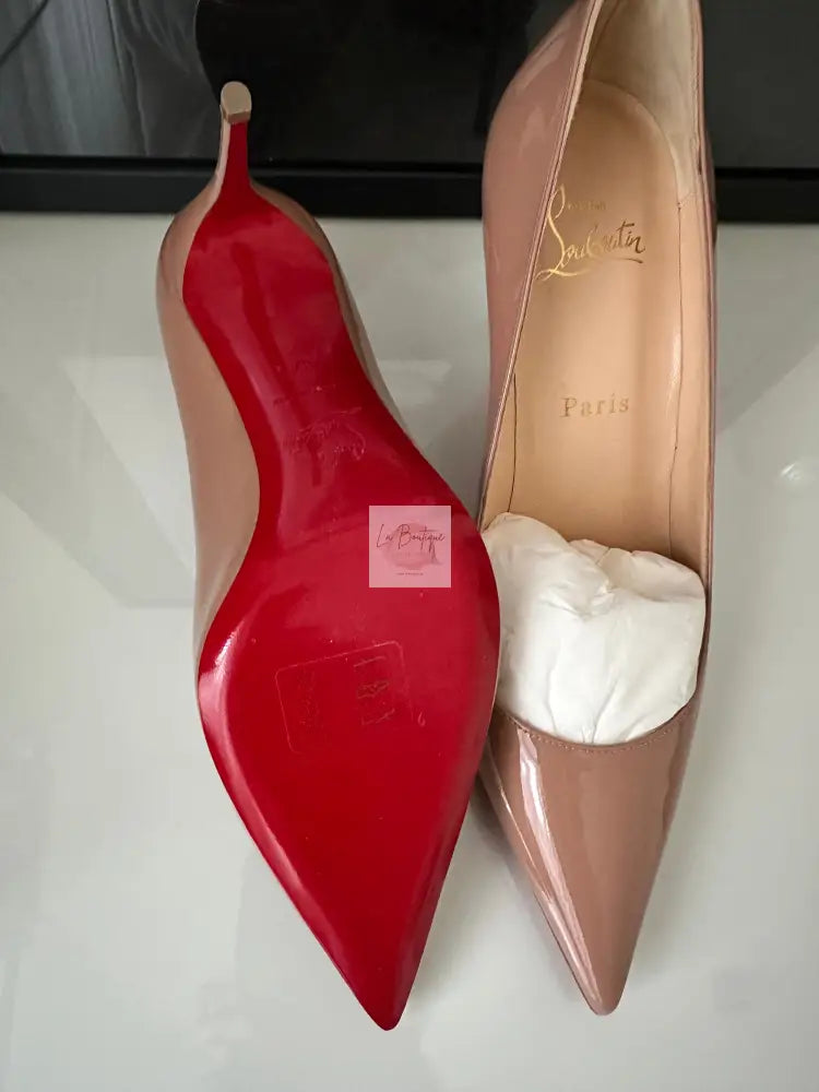 Klasyczne Szpilki Christian Louboutin Beż R. 37 5 Nowe
