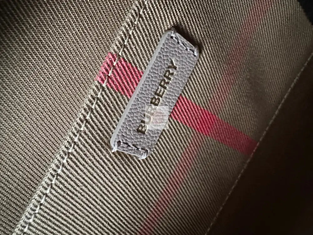 Torebka Do Ręki Burberry Pastelowy Róż Nowa