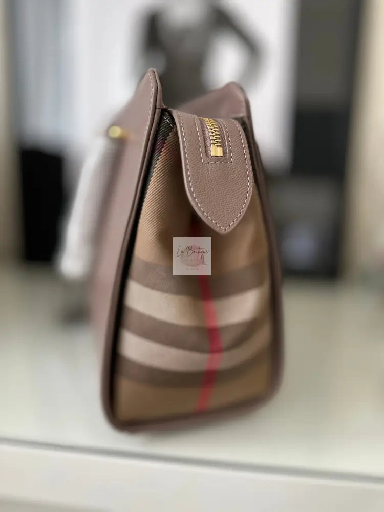 Torebka Do Ręki Burberry Pastelowy Róż Nowa