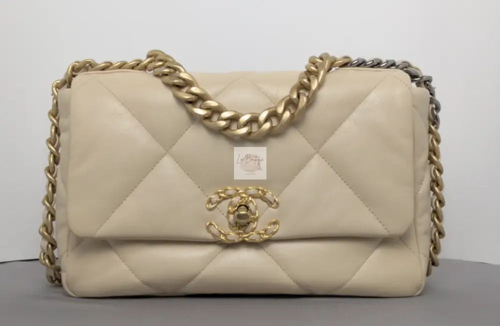 Torebka Chanel 19 small beż jak nowa 2021r