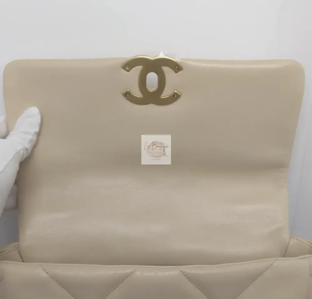 Torebka Chanel 19 small beż jak nowa 2021r