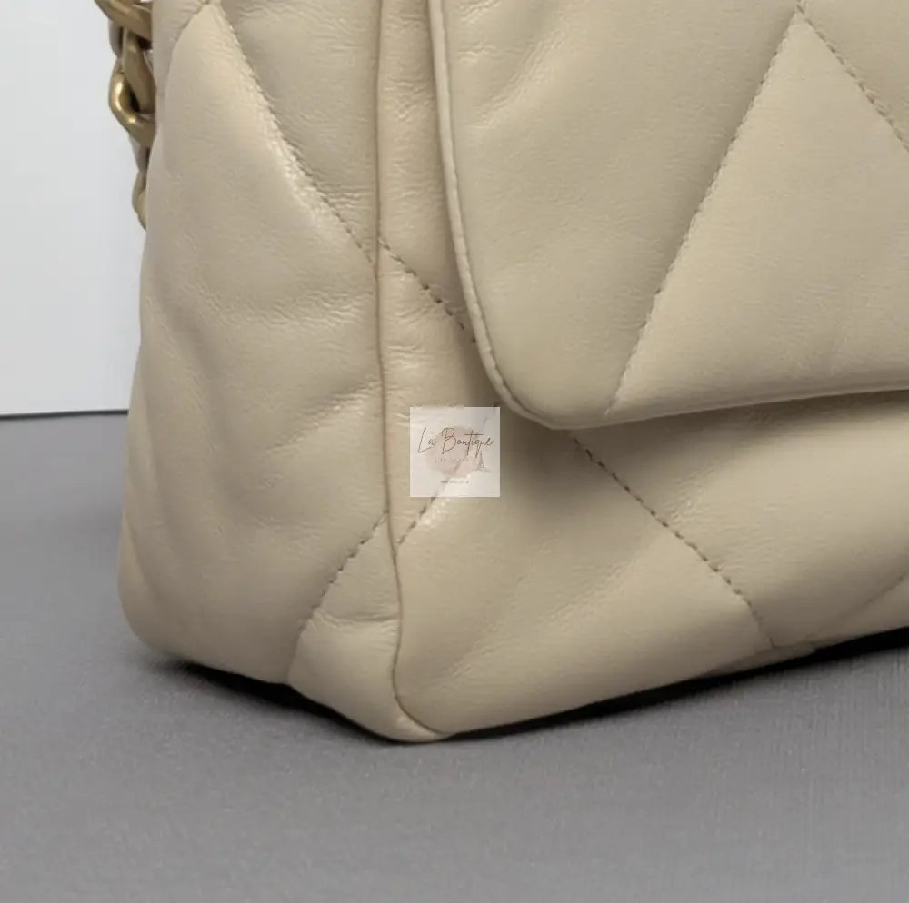 Torebka Chanel 19 small beż jak nowa 2021r