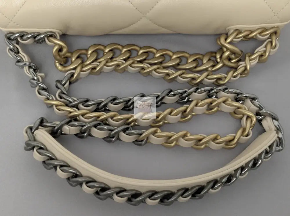 Torebka Chanel 19 small beż jak nowa 2021r