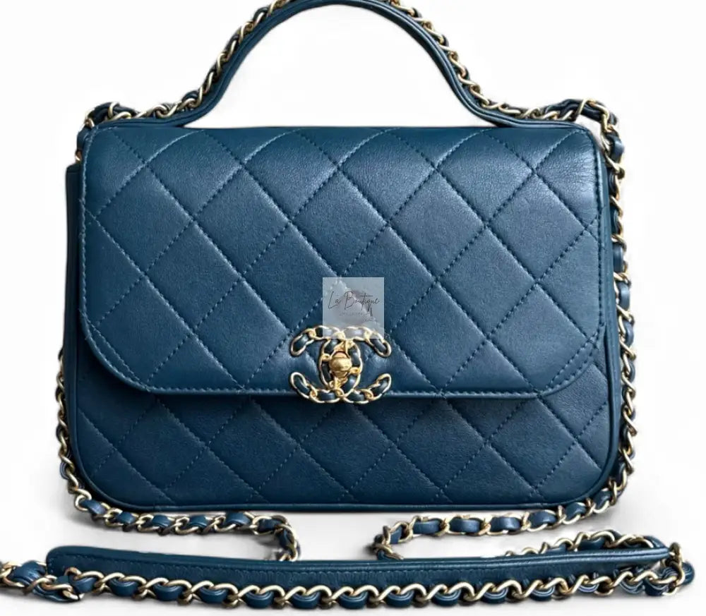 Torebka Chanel C19 Navy Blue