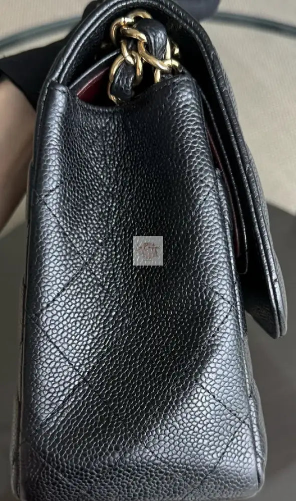 Torebka Chanel classic double flap jumbo black/gold hdw caviar