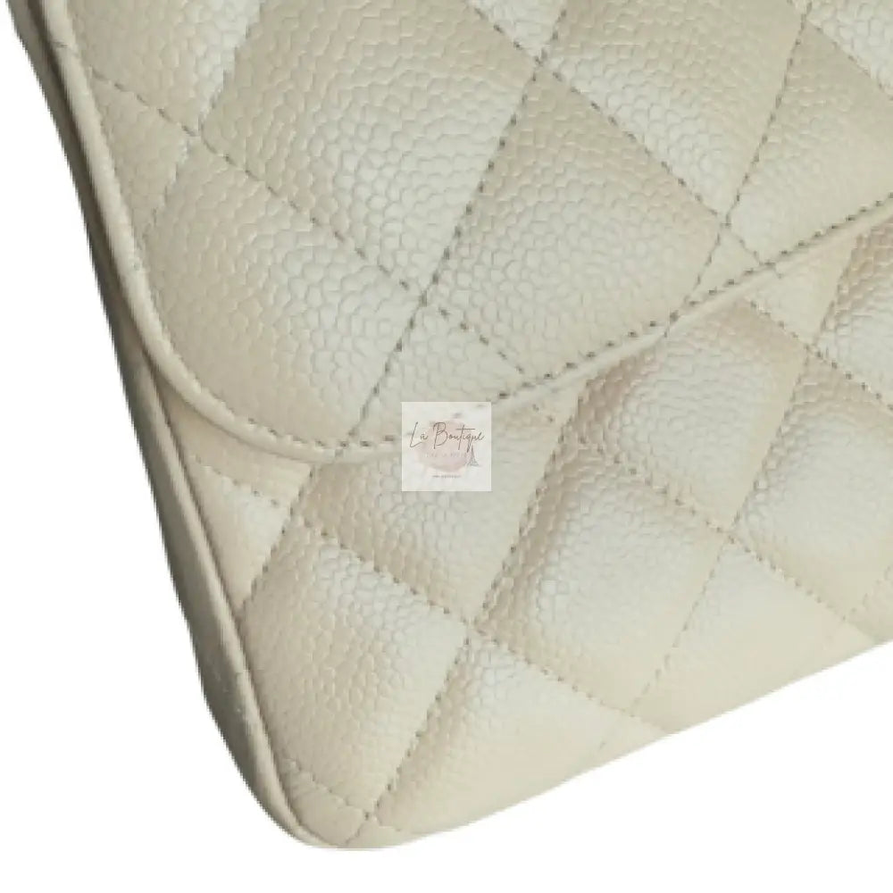 Torebka Chanel Classic Double Flap Jumbo Caviar Beige