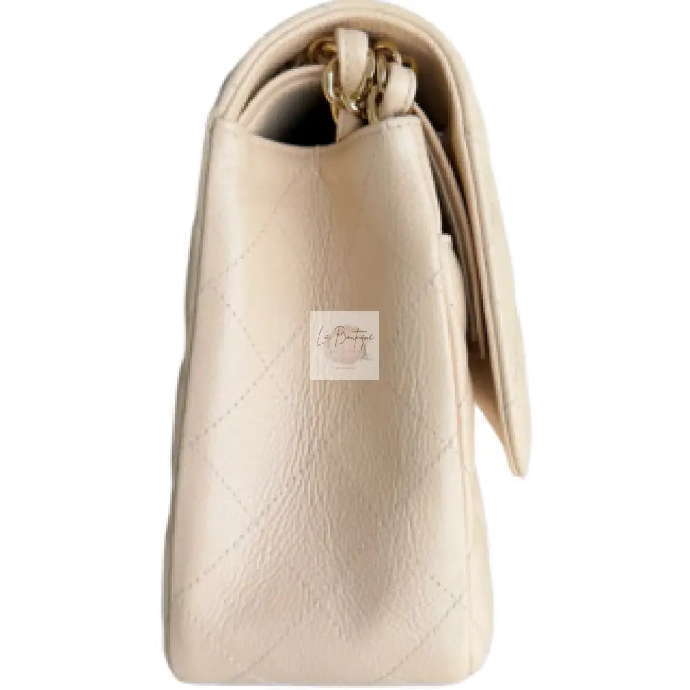 Torebka Chanel Classic Double Flap Jumbo Caviar Beige