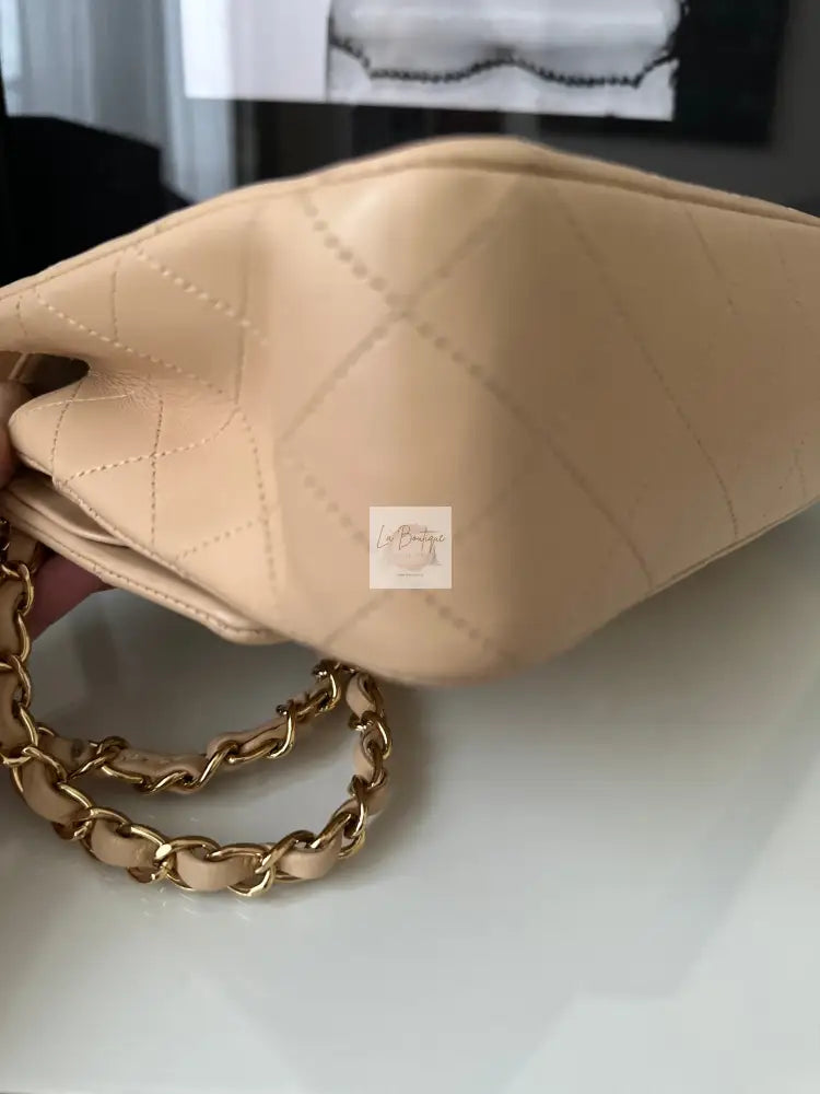 Torebka Chanel Classic Double Flap Lambskin Seria 23 Beige Medium
