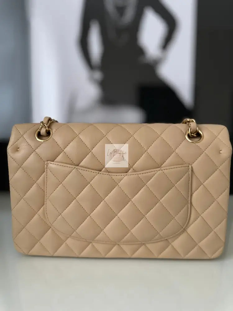 Torebka Chanel Classic Double Flap Lambskin Seria 23 Beige Medium