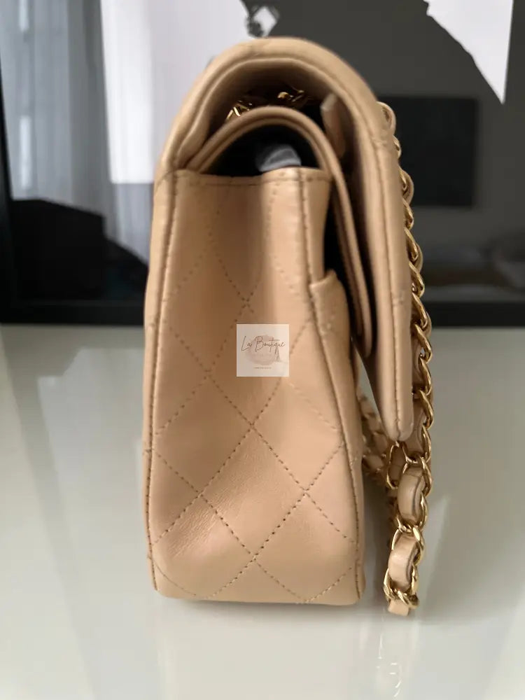 Torebka Chanel Classic Double Flap Lambskin Seria 23 Beige Medium