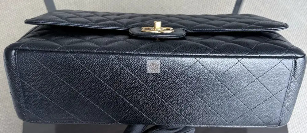 Torebka Chanel Classic double flap maxi czarna/gold hdw