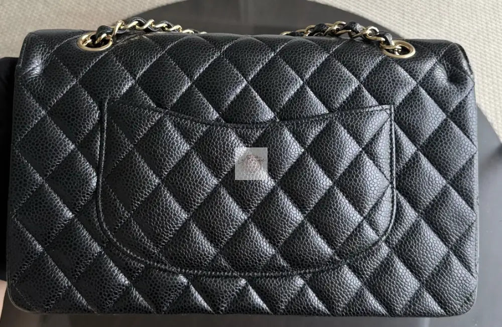 Torebka Chanel classic flap medium black caviar/gold hdw 2018r. NOWA