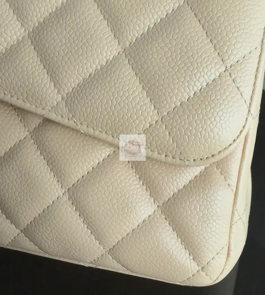 Torebka Chanel classic jumbo beige caviar/gold 2011r.