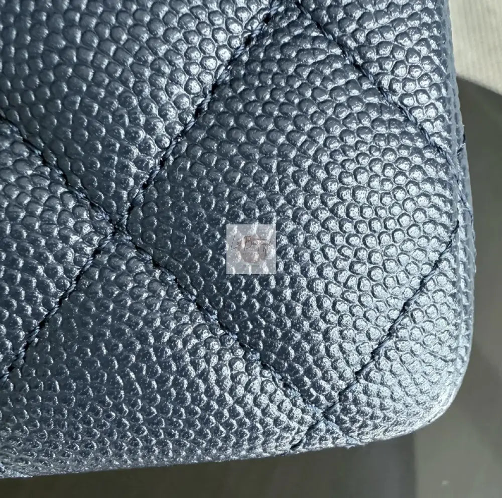 Torebka Chanel classic medium dark navy/gold NOWA komplet z butiku 2019r.