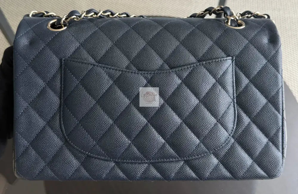 Torebka Chanel classic medium dark navy/gold NOWA komplet z butiku 2019r.