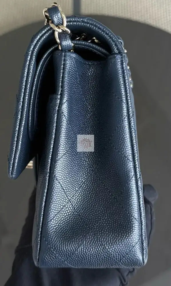 Torebka Chanel classic medium dark navy/gold NOWA komplet z butiku 2019r.
