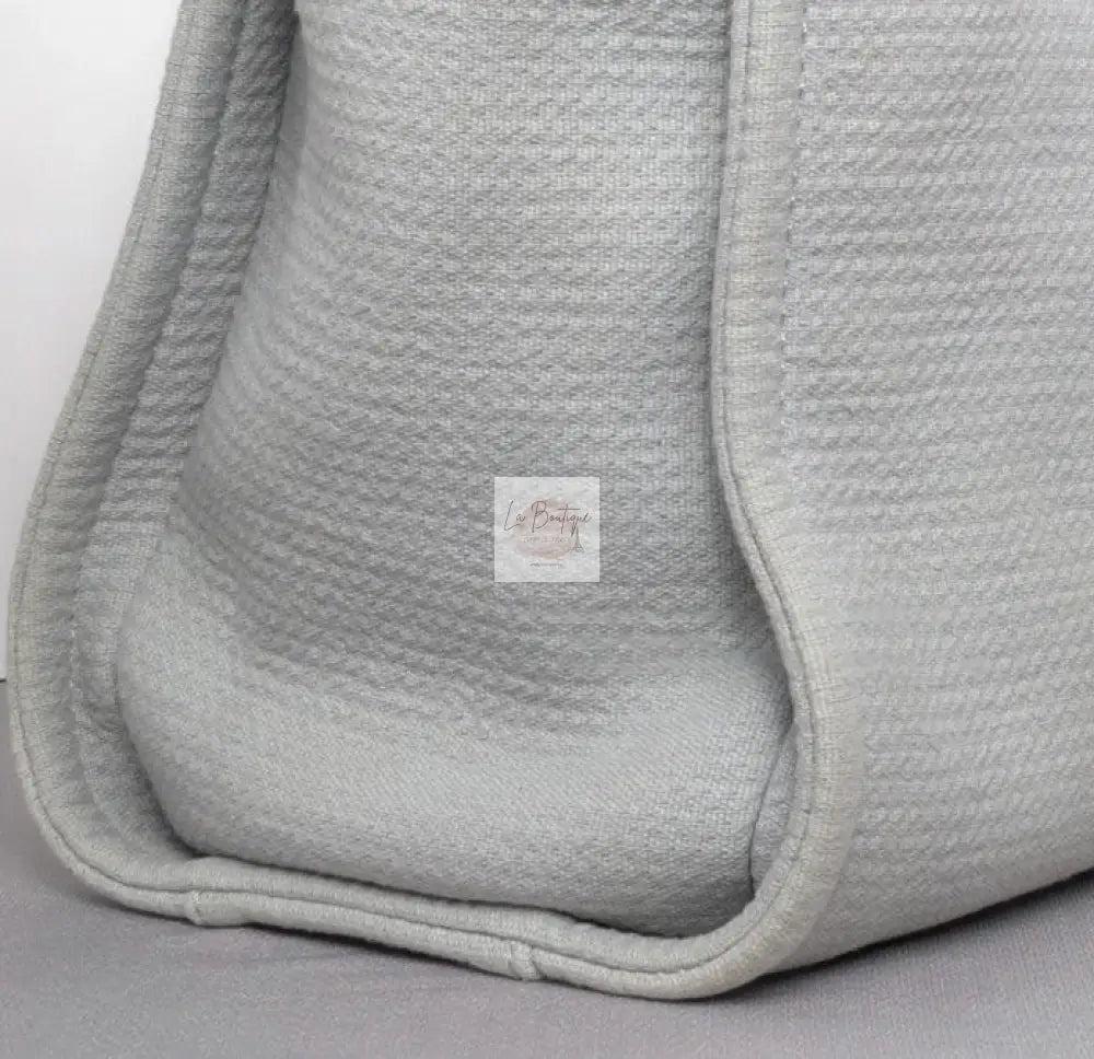 Torebka Chanel Deauville Shopping Tote 23B Grey Canvas/Light Gold