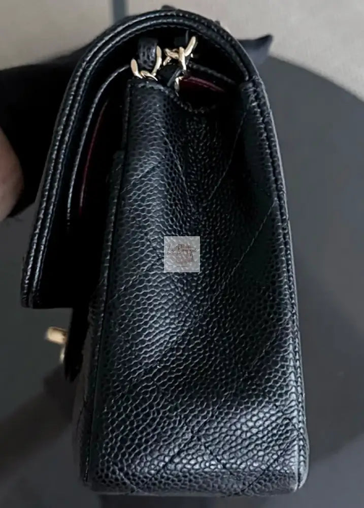 Torebka Chanel medium double flap black caviar/gold hdw nowa