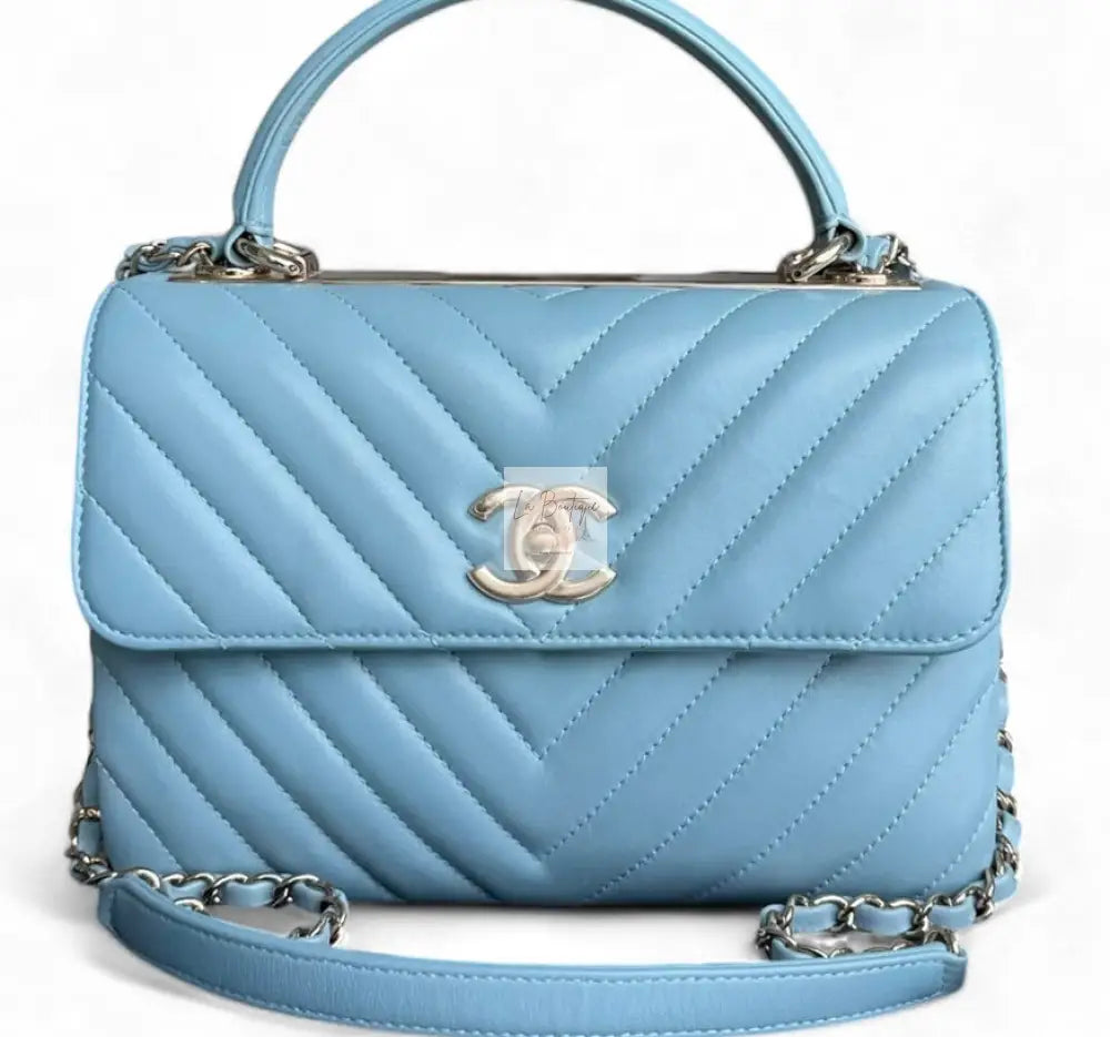 Torebka Chanel Trendy Cc Small Light Blue Nowa