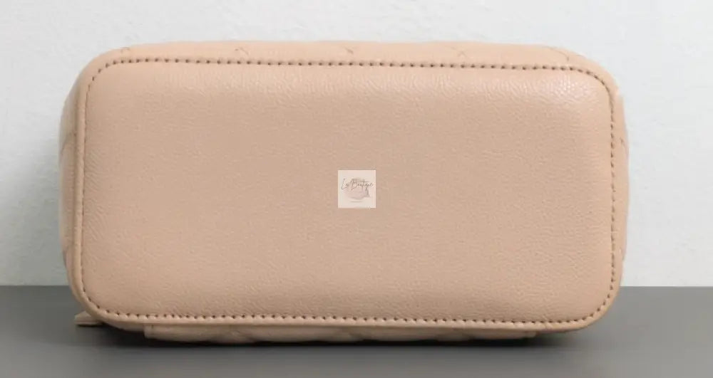 Torebka Chanel Vanity Bag with Chain Beige Caviar Light Gold Hardware 2021