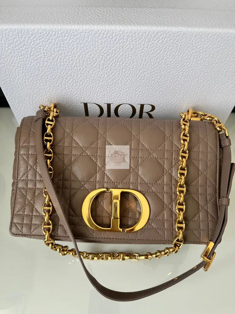 Torebka Dior Caro medium chłodny róż