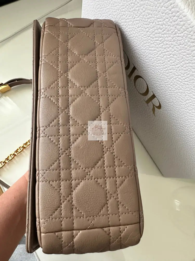 Torebka Dior Caro medium chłodny róż