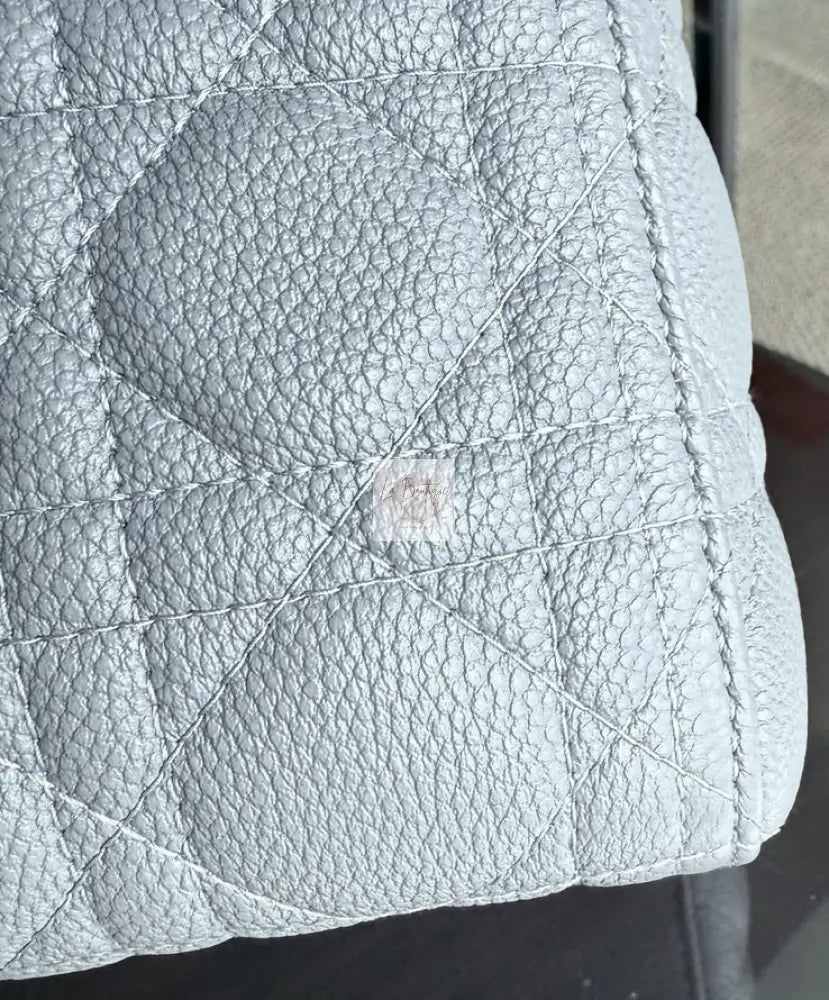 Torebka Dior Lady large gray/silver
