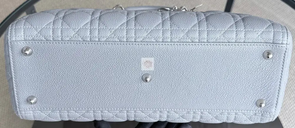 Torebka Dior Lady large gray/silver