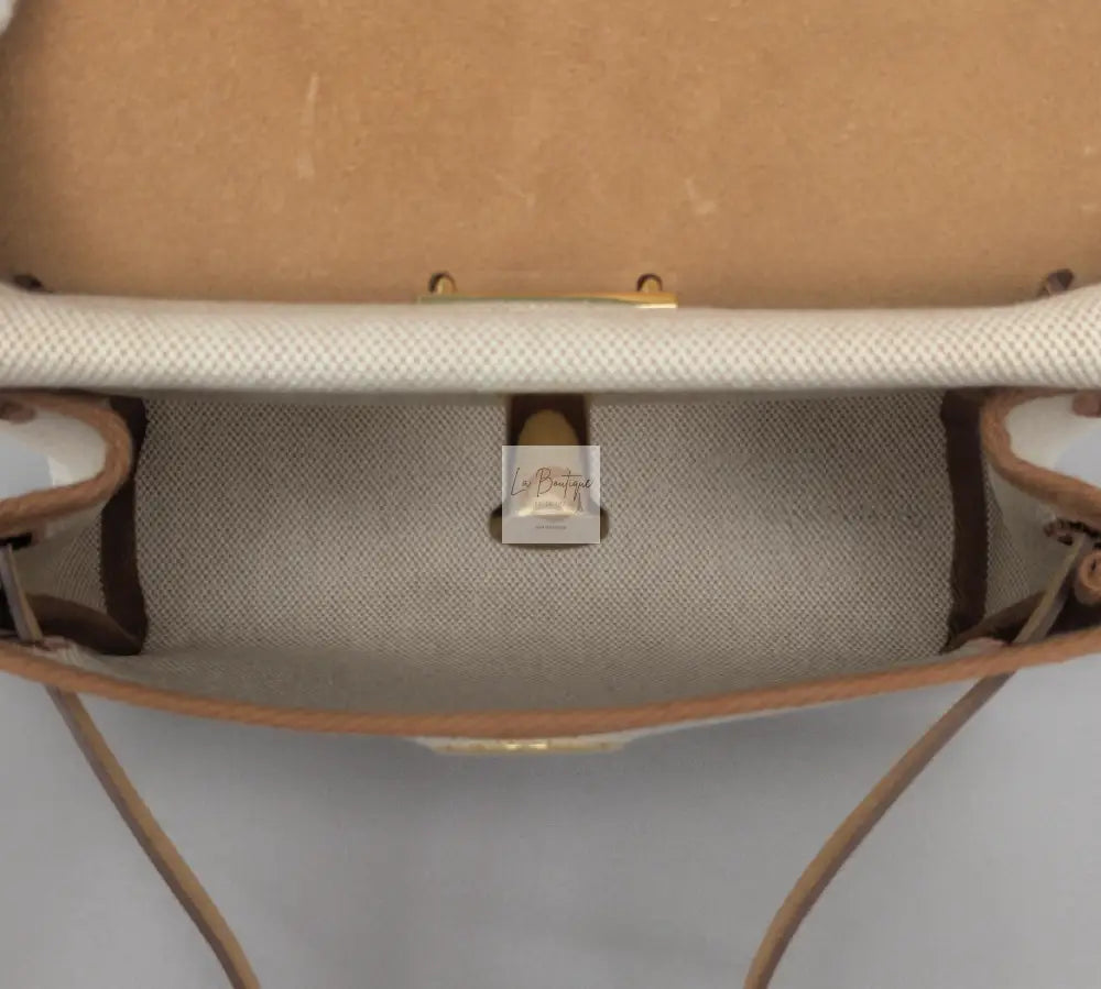 Torebka Hermes Her Bag 20 Ecru Beige/Fauve Gold Hardware nowa
