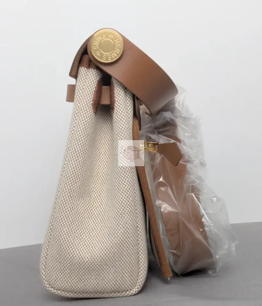 Torebka Hermes Her Bag 20 Ecru Beige/Fauve Gold Hardware nowa