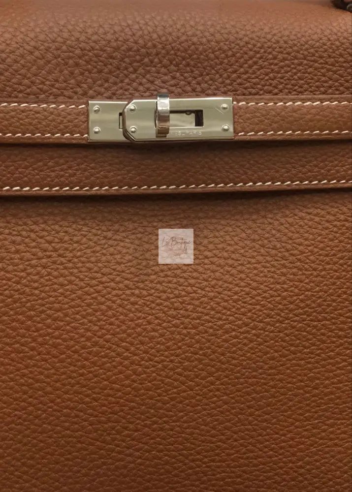 Torebka Hermes Kelly 25 Gold Togo/Palladium Hardware