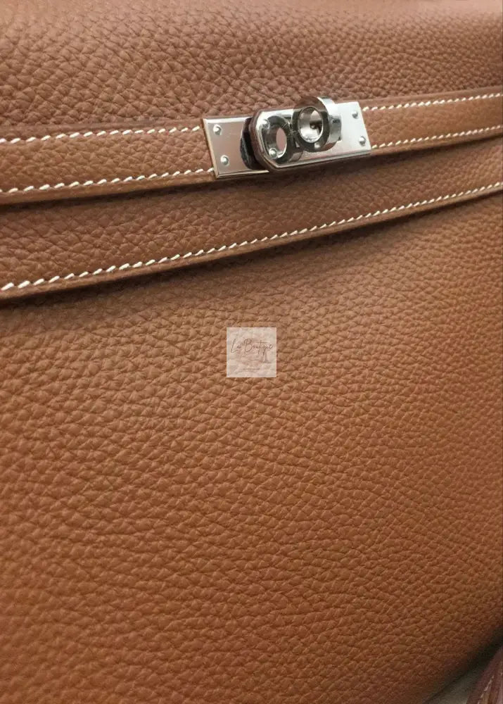 Torebka Hermes Kelly 25 Gold Togo/Palladium Hardware