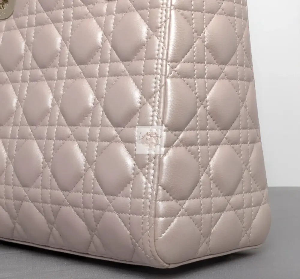 Torebka Lady Dior medium pearl pink NOWA