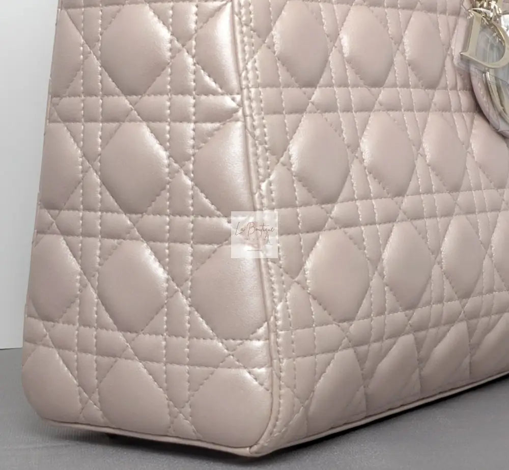Torebka Lady Dior medium pearl pink NOWA