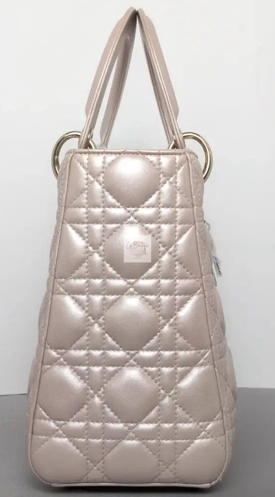Torebka Lady Dior medium pearl pink NOWA