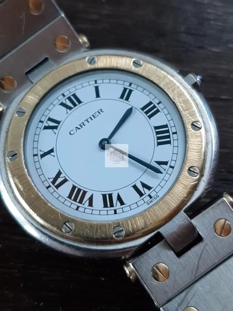 Zegarek Damski Cartier Santos Ronde Vendome 27Mm Złoto 18K Stal